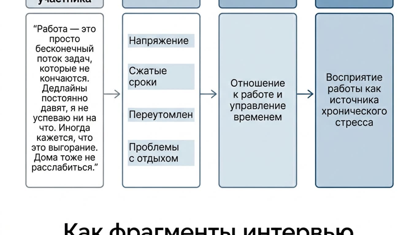 Контент-анализ интервью: кодирование и тематический анализ